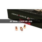 Ogives cuivrées ARMAFORCE 9-123grs CN HP