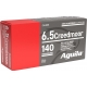 Cart AGUILA 6.5 creedmoor 140 grs fmj
