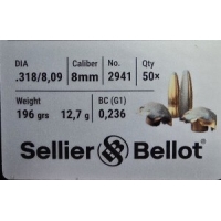Ogive SELLIER & BELLOT 8MM 195G TM (318)