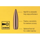 Ogives RWS scorion 30-175gr match