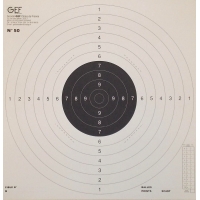 Cibles 25 et 50m pist 53x53 