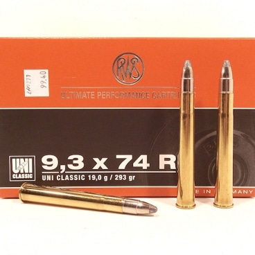 Cart RWS 9.3x74R 293grs UNI