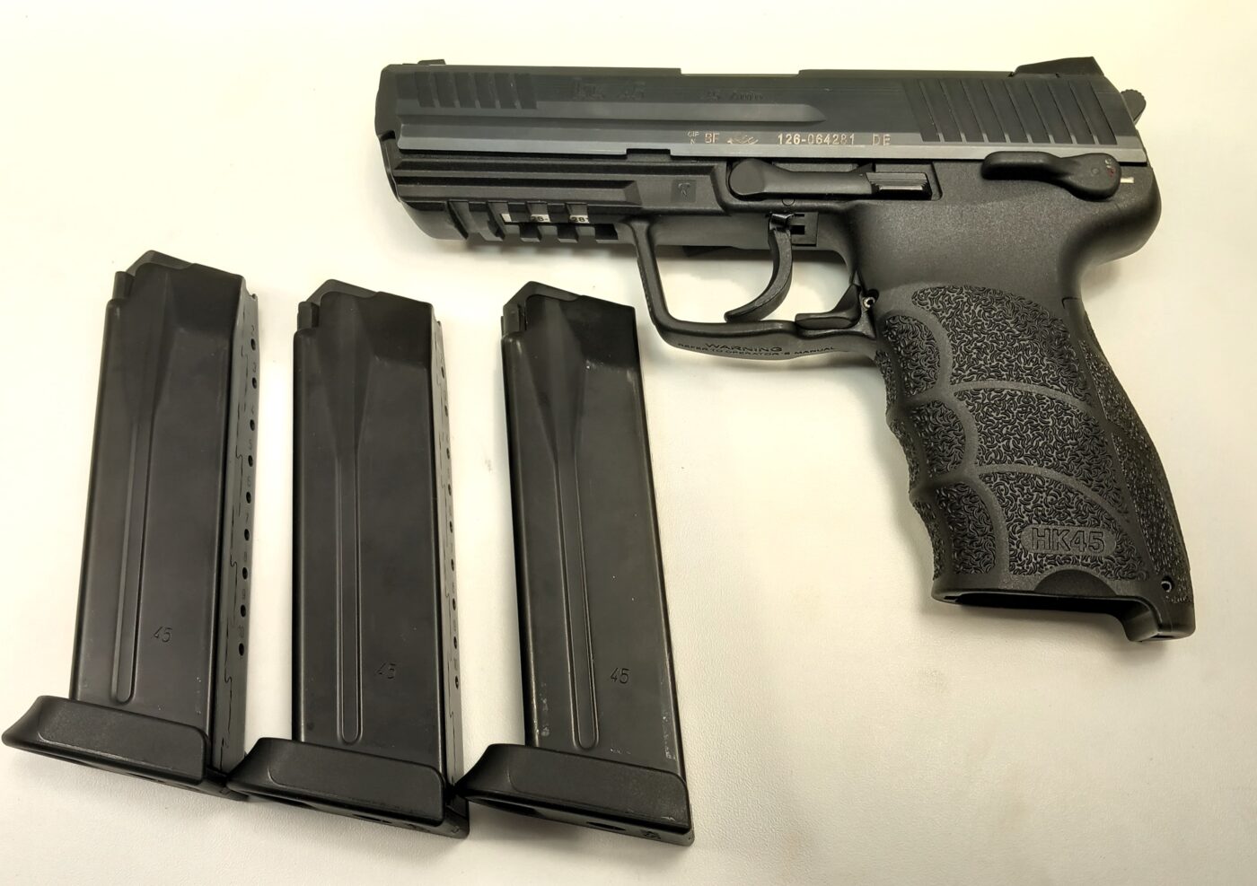Pist occ H&K  45 cal 45acp