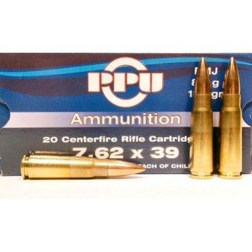 Cart PARTIZAN 7.62×39  123grs FMJ