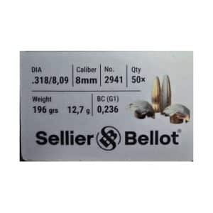 Ogive SELLIER & BELLOT 8MM 195G TM (318)