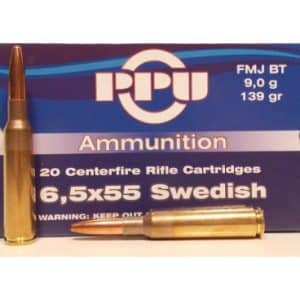 Cart PARTIZAN 6.5x55 139grs FMJ