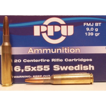 Cart PARTIZAN 6.5×55 139grs FMJ