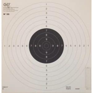Cibles 25 et 50m pist 53x53