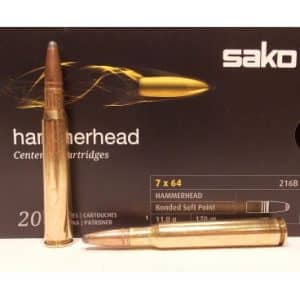 Cart SAKO 7x64 11gr Hammerhead