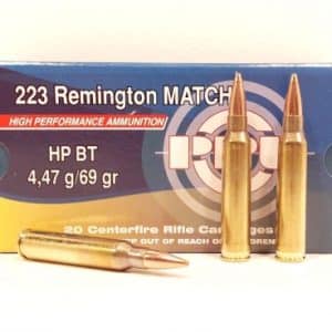 Cart PARTIZAN 223Rem 69grs HP Match