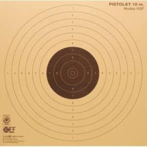 Cibles 10m pistolet 17x17
