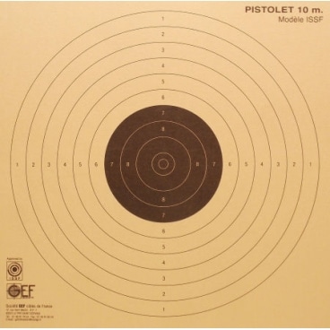 Cibles 10m pistolet 17×17