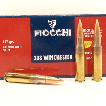 Cart FIOCCHI 308W  147grs FMJ