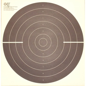 Cibles 25m VO  52×52