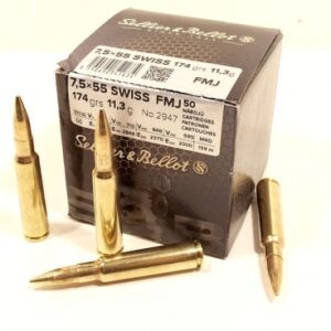 Cart SELLIER & BELLOT 7.5x55  174grs FMJ