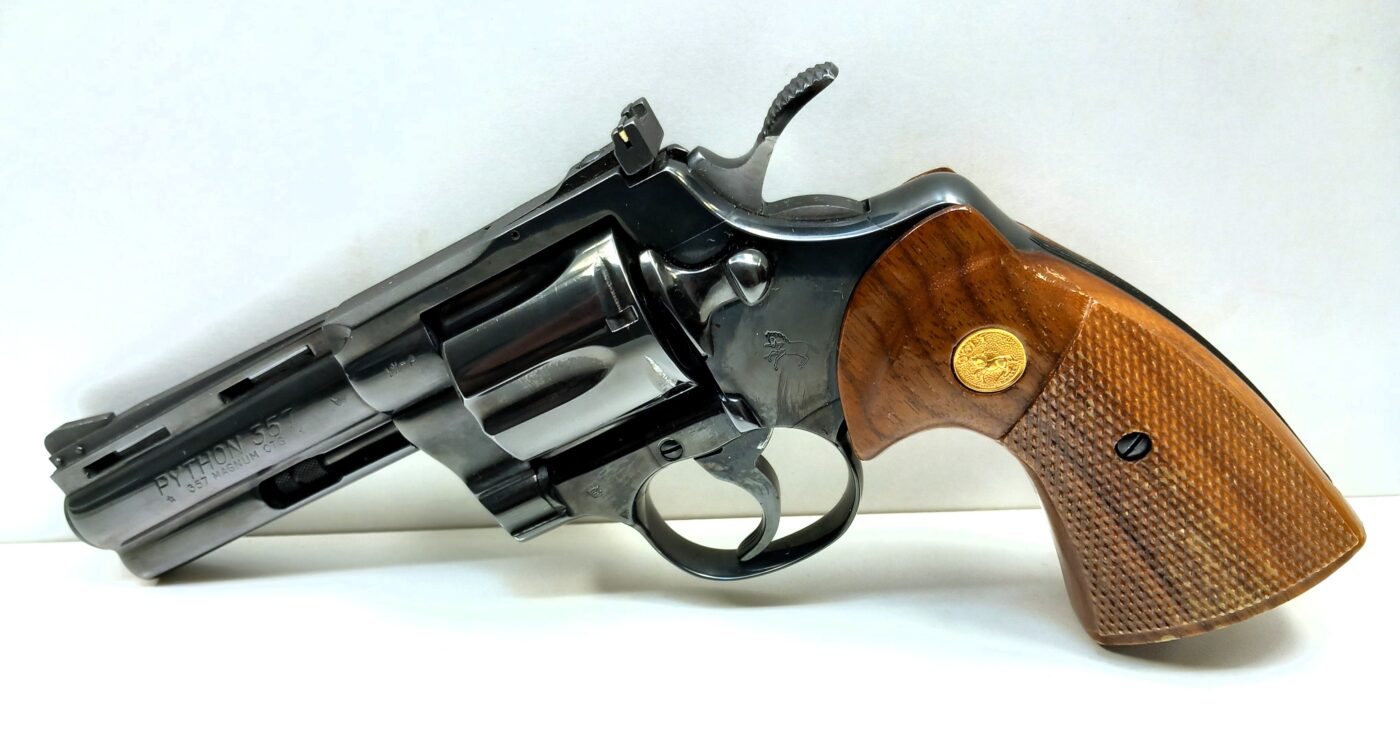 Revolver COLT python 4&Prime; cal 357mag occasion